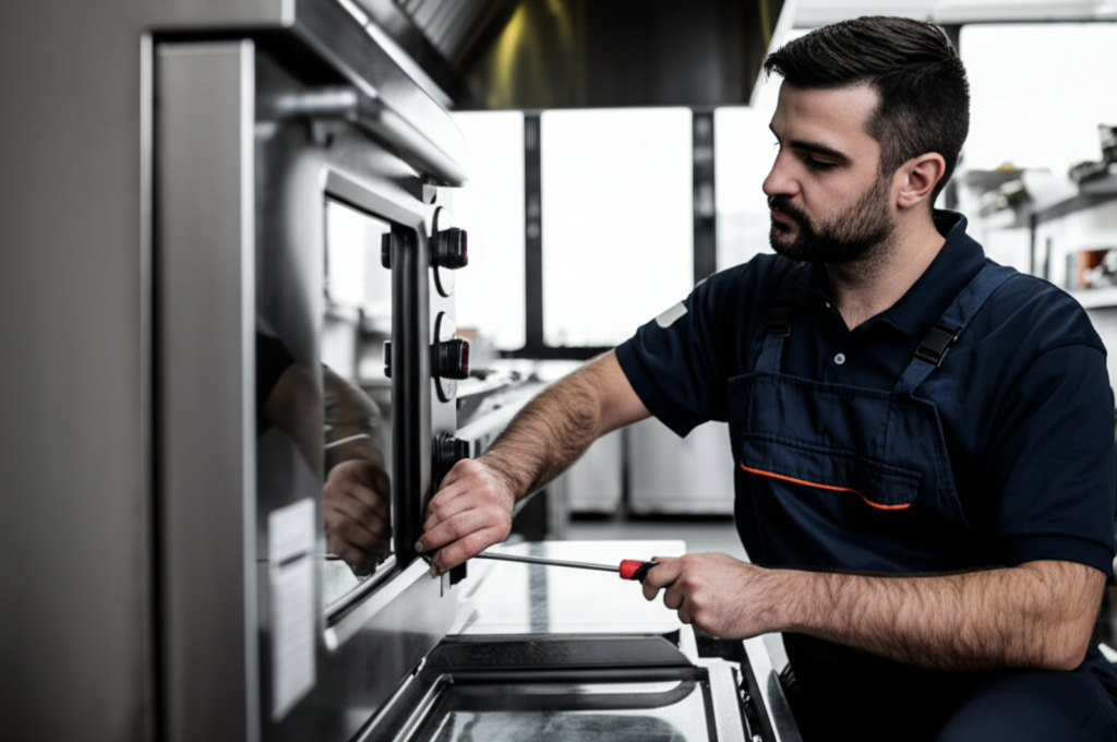Commercial kitchen repair technician